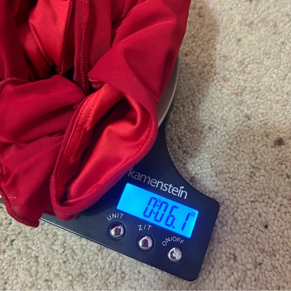 Princess Polly 4 Lorello Mini Red Dress, One Shoulder Rosette Ruffle Trim - Picture 11 of 12